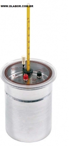 Calorímetro de dois vasos com resistor...